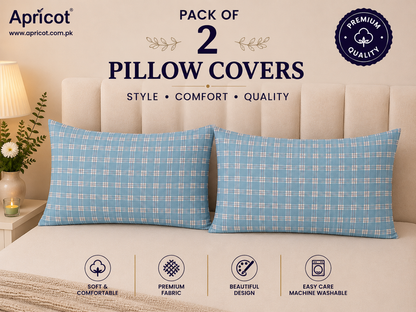 Printed Pillow Covers Pack of 2- PC0094
