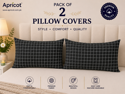 Printed Pillow Covers Pack of 2- PC0095