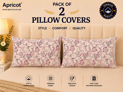 Printed Pillow Covers Pack of 2- PC0070