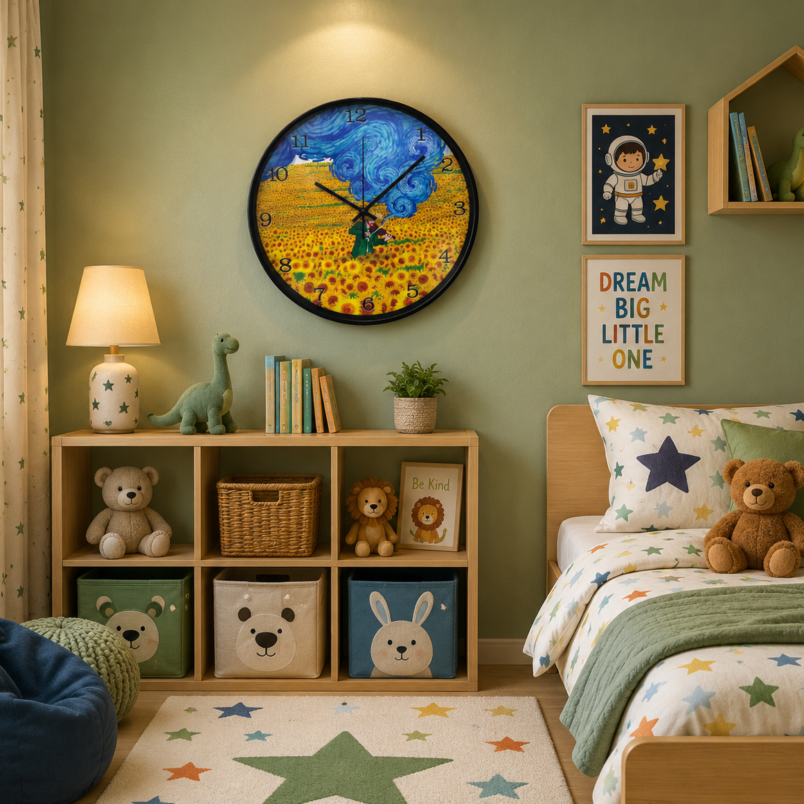 30CM Wall Clock- (SA2311-10) J Clock Apricot