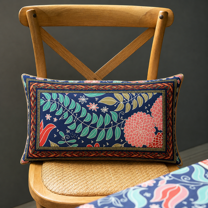 2 PCs Digital Printed Cotton Cushions- Nouve