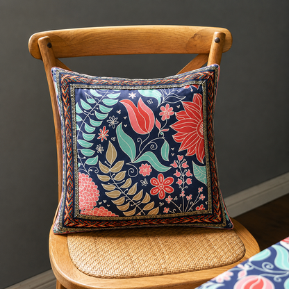 2 PCs Digital Printed Cotton Cushions- Nouve
