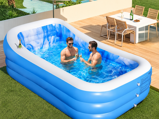 Inflatable Swimming Pool SA2510-037 Apricot