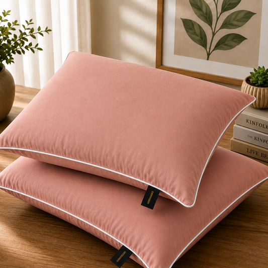 Dyed Pillow Covers Pack of 2- PC0038 cushions Apricot