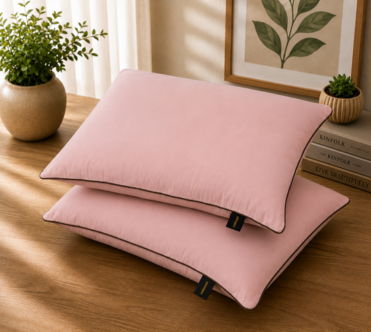 Dyed Pillow Covers Pack of 2- PC0047 cushions Apricot
