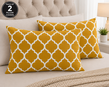 Printed Pillow Covers Pack of 2- PC0055