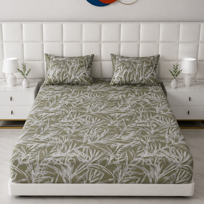 Fitted Bed Sheet- FT0048 Fitted Sheets Apricot