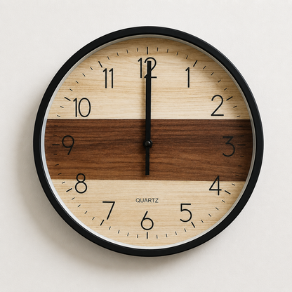 30CM Wall Clock- (SA2405-222) Clock Apricot