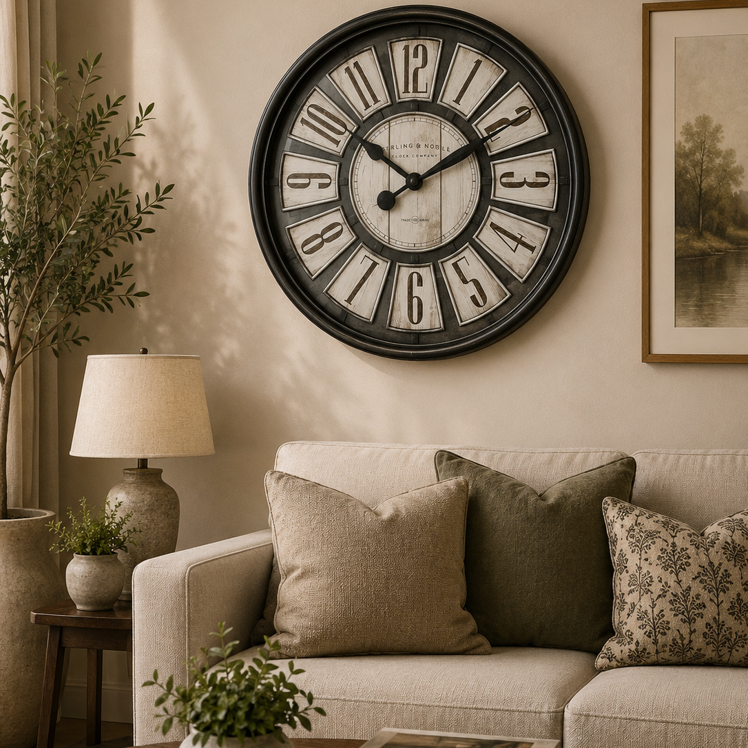30CM Wall Clock- (SA2405-68) Clock Apricot