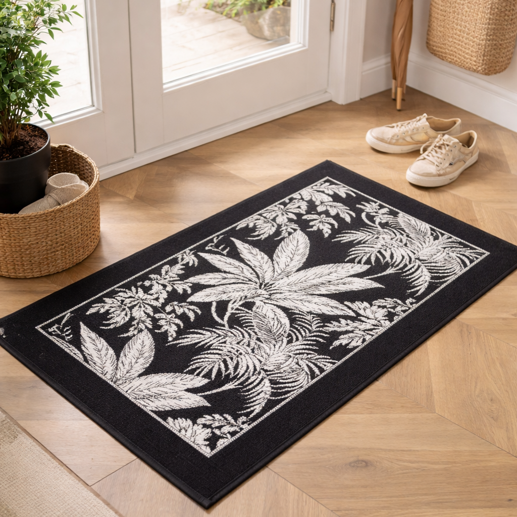 Anti-Slip Door Mat (SA2510-116)Black Door Mats Apricot