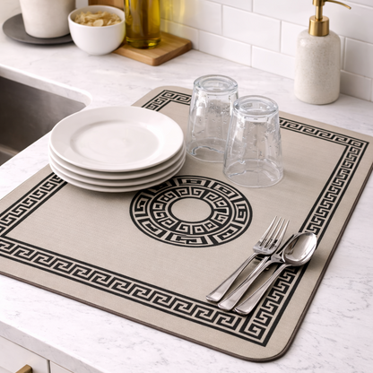 Anti Slip Dish Drying Mat-Versace