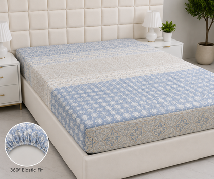 Quilted Waterproof Mattress Protector-QM-01 Protectors Apricot