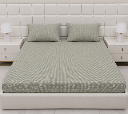 Fitted Bed Sheet- FT0032 Fitted Sheets Apricot