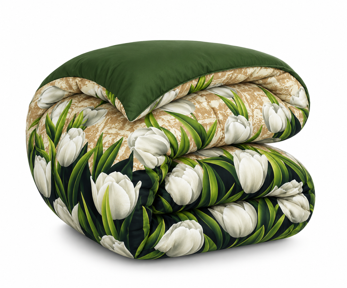 1 PC Single Razai- SWC005 Comforters Apricot