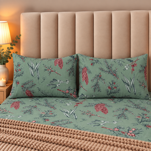 Printed Pillow Covers Pack of 2- PC00134 cushions Apricot