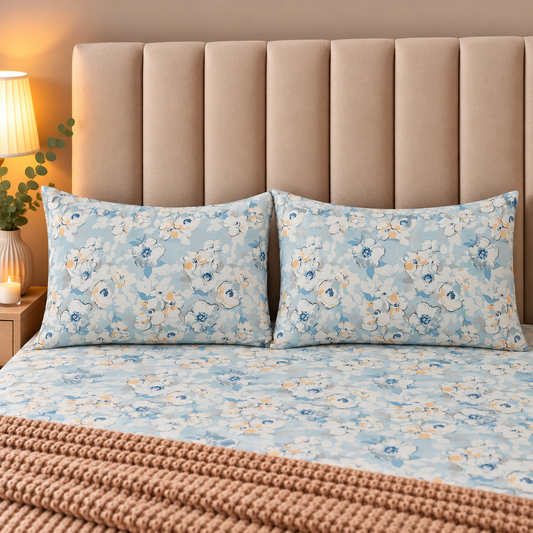 Printed Pillow Covers Pack of 2- PC00135 cushions Apricot
