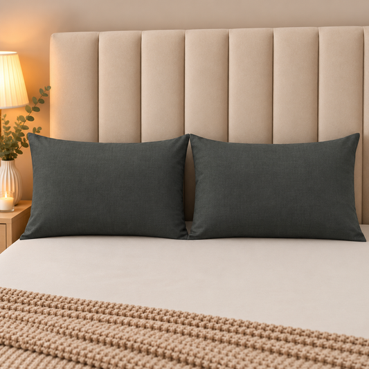 Printed Pillow Covers Pack of 2- PC00140 cushions Apricot