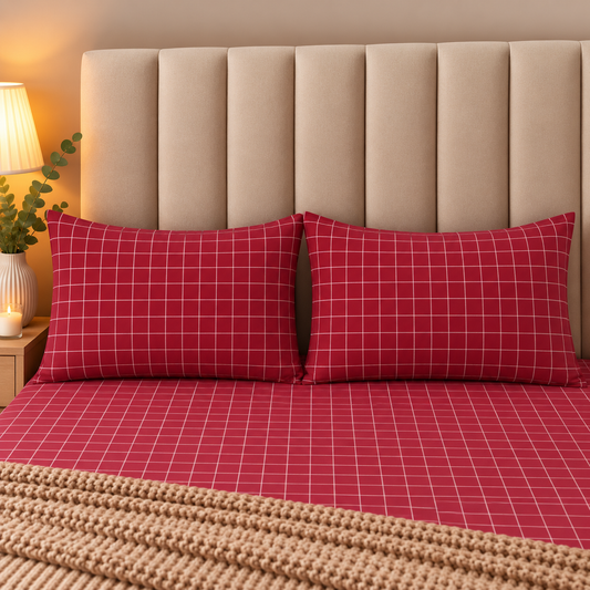 Printed Pillow Covers Pack of 2- PC00132 cushions Apricot