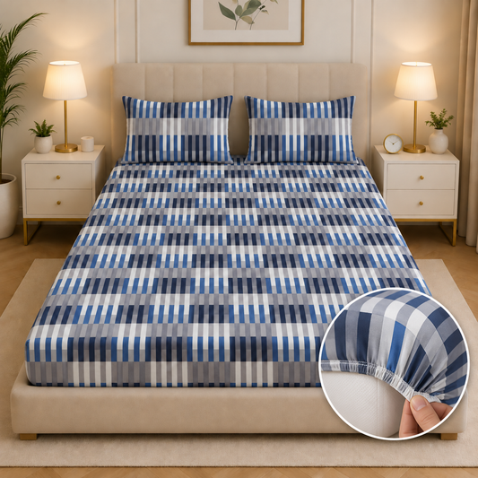 Fitted Bed Sheet- FTM002 Fitted Sheets Apricot