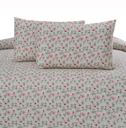 2Pcs Single Bed Sheet- Sb334 single bed sheet Apricot