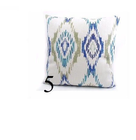 Digital Printed Cushions Assorted 5 PCs-Suzani Patterns cushions Apricot   