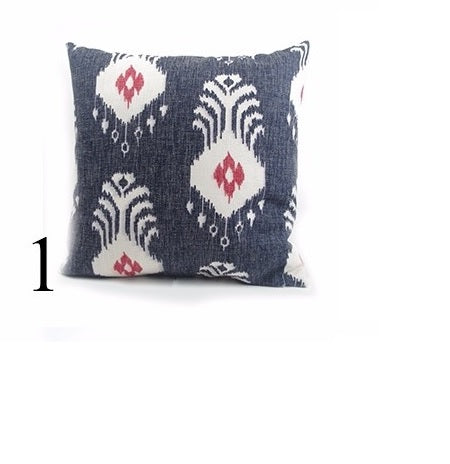 Digital Printed Cushions Assorted 5 PCs-Suzani Patterns cushions Apricot   