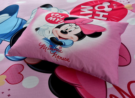 Digital Printed Junior Single Bed Sheet(4035)-SB031 kids Bed Sheet Apricot   