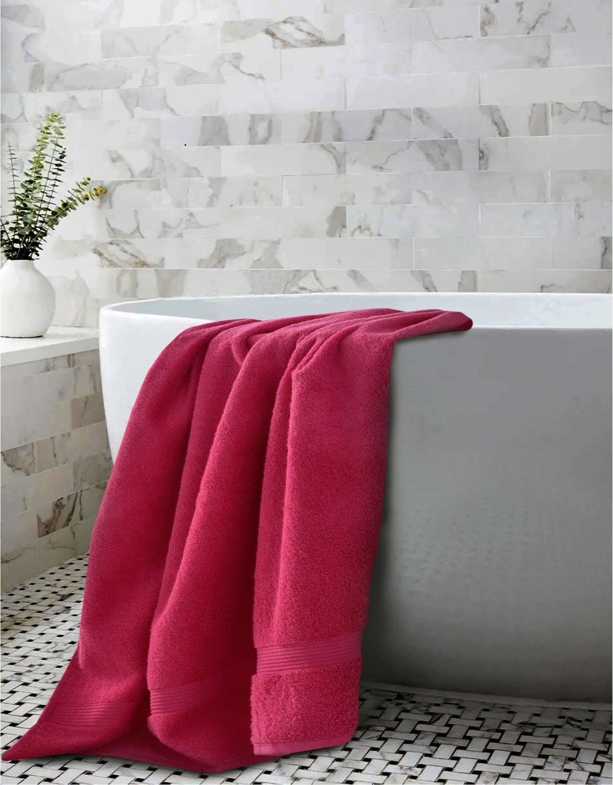 Full size Bath Sheet-Fushia Bath Towels & Washcloths Apricot   