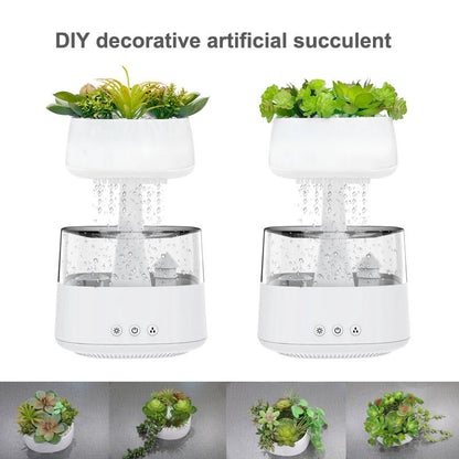 Rain Humidifier With 7 Colors Light-SA2411-61 Apricot