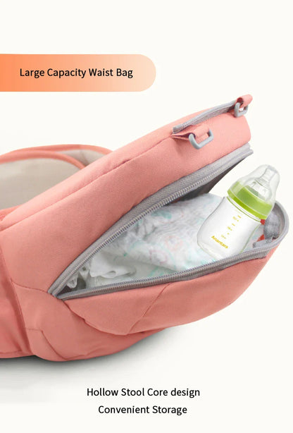 Multifunctional Baby Carrier for Newborn to Toddlers-SA2408-181(PINK) Blankets Apricot