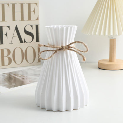 2PCs Striped Tabletop Vase (SA2510-100) Apricot
