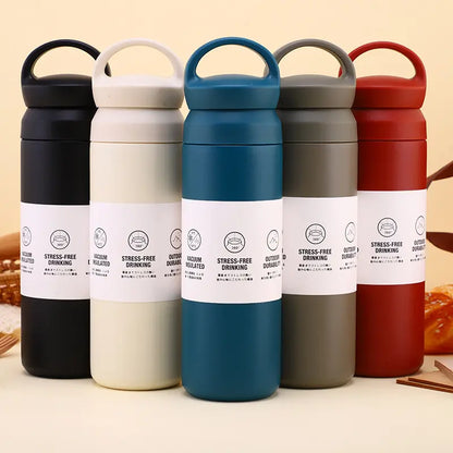 Double-Wall Stainless Steel Insulated Water Bottle(SA2408-225)-Beige Apricot