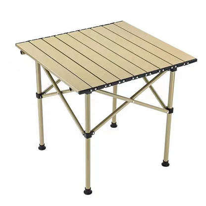 Folding Aluminum Table(SA2405-147)-Beige Apricot