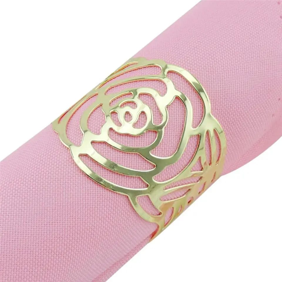 Metal Napkin Holders (5098)-Golden Rose Kitchen Apricot   