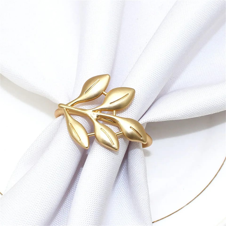 Napkin Holder Rings-Rowan Rose Kitchen Apricot   