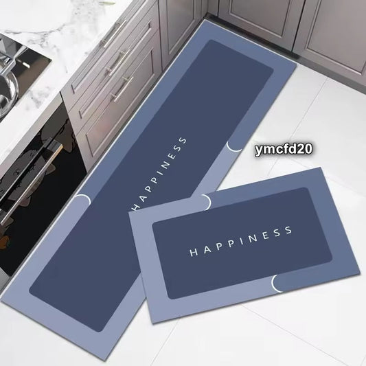 Non-Slip and Washable Rubber Kitchen Mat-14657(SA2553-12)Happiness Rugs Apricot