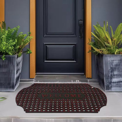 Outdoor Indoor Antislip Door Mat-SA2553-3 Door Mats Apricot