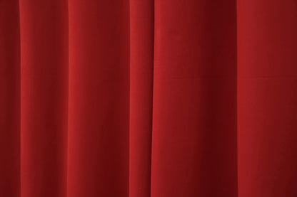 Plain Dyed Laminated Curtain-Maroon Curtains Apricot   