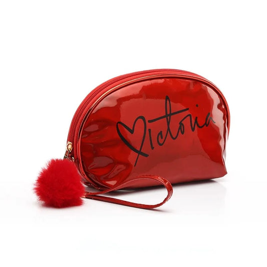Portable Makeup Organizer Bag Victoria-14730Red Cosmetic Pouches Apricot