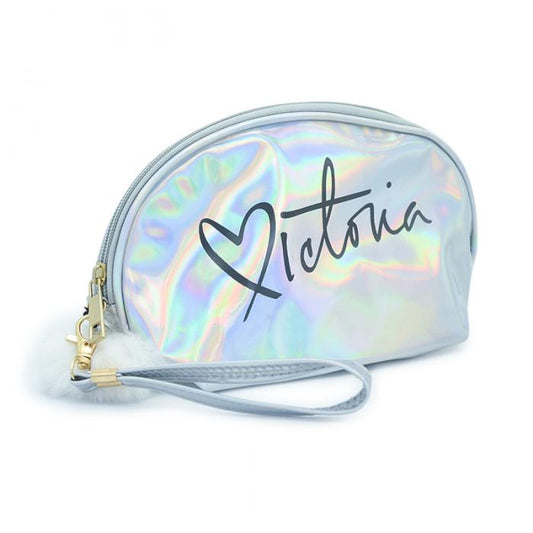 Portable Makeup Organizer Bag Victoria-Sliver Cosmetic Pouches Apricot