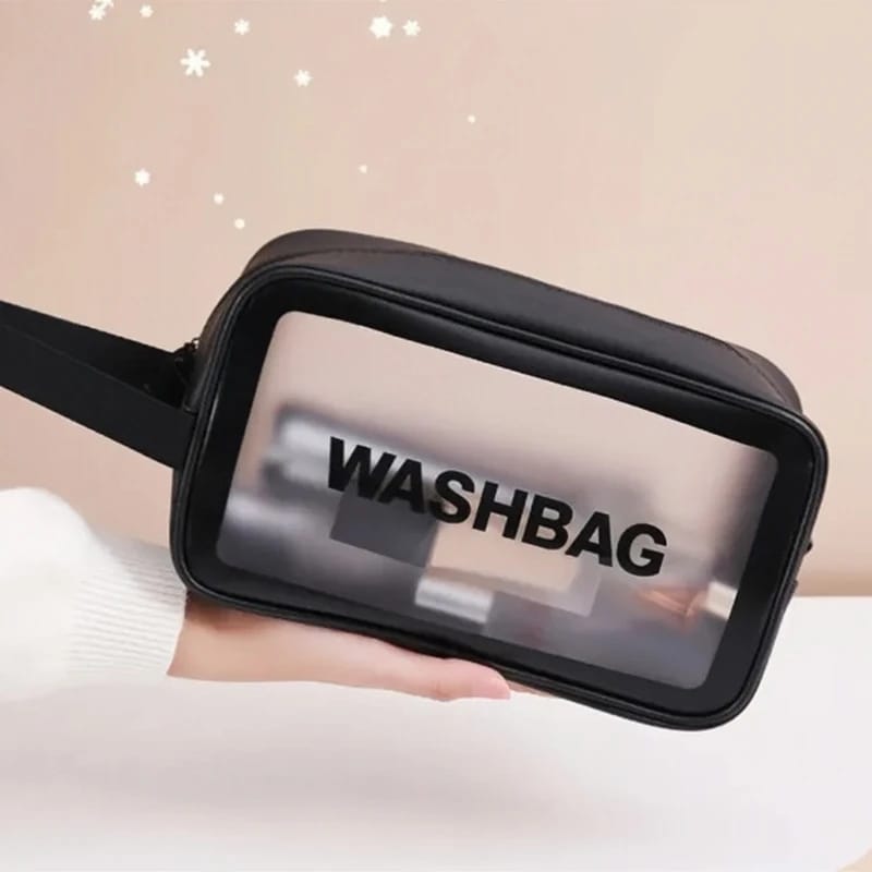 Portable Makeup Organizer Bag WASHBAG-Black14627 Small(SA2405-120) Cosmetic Pouches Apricot