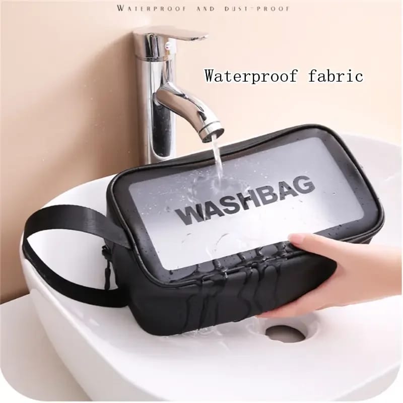 Portable Makeup Organizer Bag WASHBAG-Black14627 Small(SA2405-120) Cosmetic Pouches Apricot