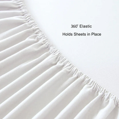 Fitted Bed Sheet-Ivory Fitted Sheets Apricot