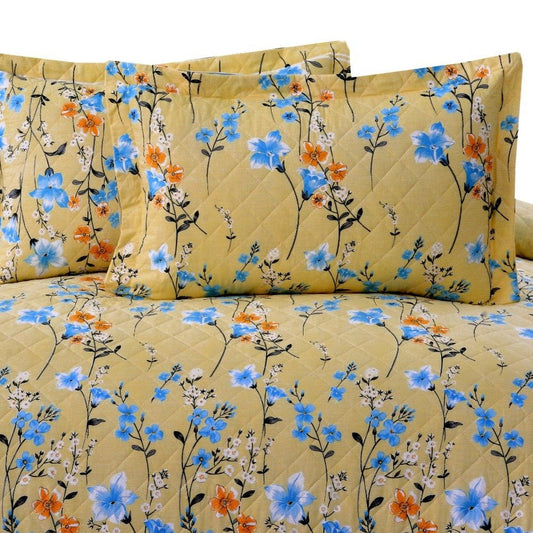 Printed & Quilted Pillow-VD011 FILLINGS The Apricot Linen   