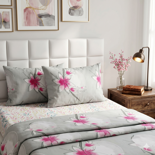 Printed Pillow Covers Pack of 2- PC0014 cushions Apricot