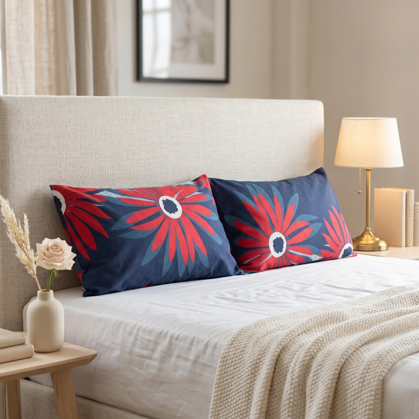 Printed Pillow Covers Pack of 2- PC0011