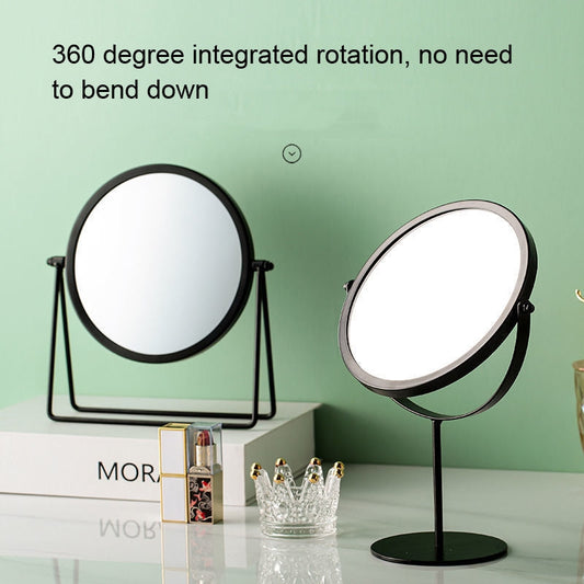 Rotatable Black Vanity Mirror-(5508)Round(SA2405-160) Mirror Apricot