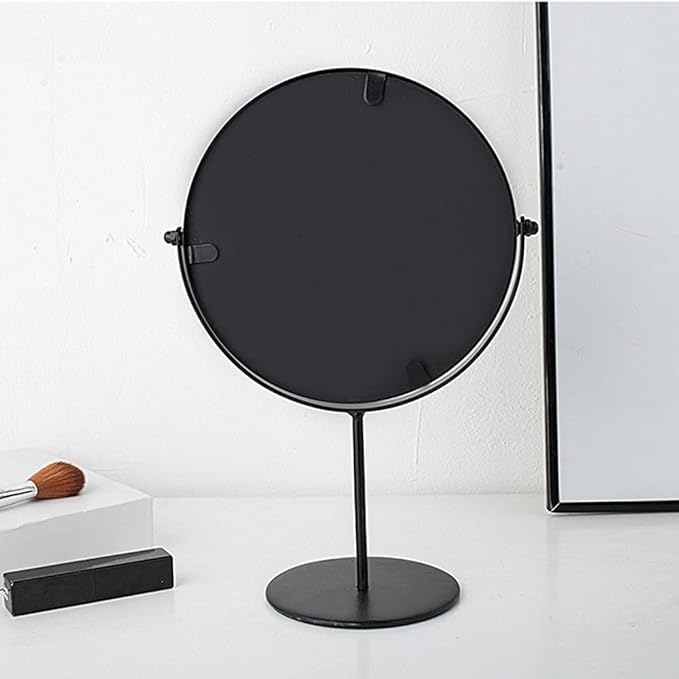 Rotatable Black Vanity Mirror-(5508)Round(SA2405-160) Mirror Apricot