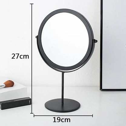 Rotatable Black Vanity Mirror-(5508)Round(SA2405-160) Mirror Apricot