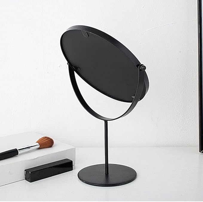 Rotatable Black Vanity Mirror-(5508)Round(SA2405-160) Mirror Apricot